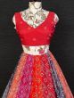 Fabulous Red Color Digital Printed Silk Festive Lehenga Choli