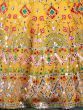 Marvelous Yellow Thread Embroidery Georgette Lehenga Choli