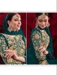 Teal Green Stone Embroidered Georgette Festive Pakistani Salwar Suit