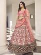 Enchanting Light Pink Sequins Embroidered Silk Wedding Wear Lehenga Choli