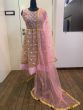 Pink Sequence Net Party Wear Anarkali Salwar Suit