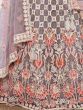 Appealing Grey Thread embroidery Net Ready Made Crop Top Lehenga
