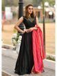 Readymade Black Embroidered Silk Party Wear Gown (Default)