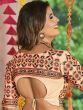 Precious Beige Embroidered Cotton Navratri Chaniya Choli With Dupatta
