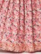 Astonish Corel Pink Printed Silk Party Wear Lehenga Choli