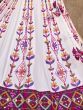 Incredible White Embroidered Rayon Navaratri Wear Lehenga Choli