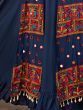 Traditional Blue Embroidered Rayon Navratri Wear Lehenga Choli