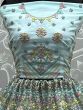 Ravishing Sky Blue Embroidered Net Wedding Wear Lehenga Choli