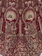Imposing Pink Multi-thread Embroidery Velvet Bridal Lehenga Choli