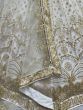 Splendid Ivory Cut-dana Embroiderey Net Reception Wear Lehenga Choli