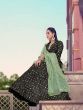 Green Fully Sequins Floral Fur Party Wear Lehenga Choli With Dupatta