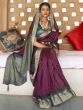 Captivating Maroon Bandhani Printed Patola Silk Wedding Wear Saree