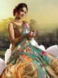 Multi Floral Printed Organza Party Wear Lehenga With Sequins Choli