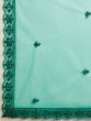 Dazzling Teal Green Sequins Net Lehenga Choli With Dupatta  