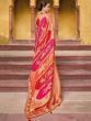 Splendid Multi-Color Gota Work Pure Dola Silk Traditional Saree