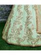 Pista Green Sequins Embroidered Wedding Wear Lehenga Choli