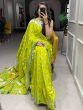 Charismatic Green Zari Weaved Viscose Marriage Wear Saree With Blouse
