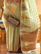 Attractive Pista-Green Tissue Zari Weaving Saree