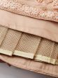 Peach-Coloured Embroidered Semi-Stitched Myntra Lehenga & Unstitched Blouse with Dupatta