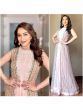 Madhuri Dixit Baby Pink Printed Georgette Gown