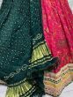 Stunning Rani Pink Floral Printed Silk Sangeet Wear Lehenga Choli 