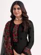 Stunning Black embroidered Georgette Festival Wear Salwar Suit