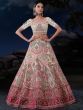Bewitching Off-White Sequins Georgette Lehenga Choli With Dupatta
