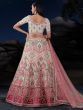 Bewitching Off-White Sequins Georgette Lehenga Choli With Dupatta