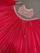 Affluent Red Sequined  Embroidery  Georgette Party Wear Lehenga Choli 