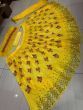 Yellow Floral Embroidery Net Party Wear Ruffle Lehenga Choli With Dupatta (Default)