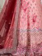 Tantalizing Pink Mirror Work Art silk Festival Wear Lehenga Choli