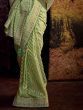 Stunning Green Banglory Silk Party Wear Saree With Blouse
