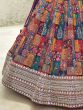 Charming Multi-Color Sequins Organza Traditional Lehenga Choli 