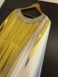 Readymade Alia Bhatt Yellow Butti Work Nylon Silk Festive Wear Gown With Dupatta (Default)