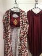 Ankita Sharma Maroon Floral Printed Rayon Cotton Silk Party Wear Indo-Western Dhoti Suit With Shrug (Default)