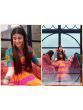 Anushka Sharma Multi Color Printed Satin Designer Lehenga Choli (Default)