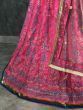 Jacqueline Fernandez Pink Embroidery Satin Partywear Lehenga Choli