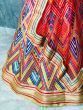 Jacqueline Fernandez Multi Color Printed Satin Partywear Lehenga Choli (Default)