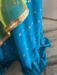 Teal Blue Embroidered Georgette Designer Lehenga Choli With Dupatta (Default)