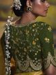 Desirable Yellow Zari Weaving Art Silk Party Wear Saree With Blouse