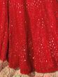 Beautiful Red Sequins Net Reception Wear Lehenga Choli With Dupatta 