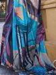 Gorgeous Multi-Color Digital Printed Silk Saree With Blouse 
