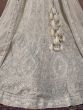 Marvelous Off-White Sequins Net Lehenga Choli With Dupatta
