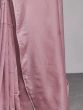 Astonishing Dusty Pink Georgette Event Wear Plain Saree With Blouse