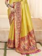Glamorous Yellow Zari Weaving Silk Haldi Wear Paithani Saree
