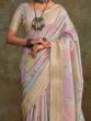 Beautiful Multi-Color Digital Printed Silk Festival Wear Saree