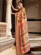 Attractive Yellow Digital Printed Silk Function Wear Saree With Blouse
