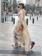 Bewitching Off-White Digital Printed Tissue Silk Traditional Saree