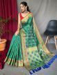 Marvelous Green Zari Weaving Silk Traditional Saree With Blouse