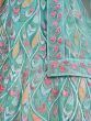Alluring Turquoise Zircon Work Net Wedding Wear Lehenga Choli